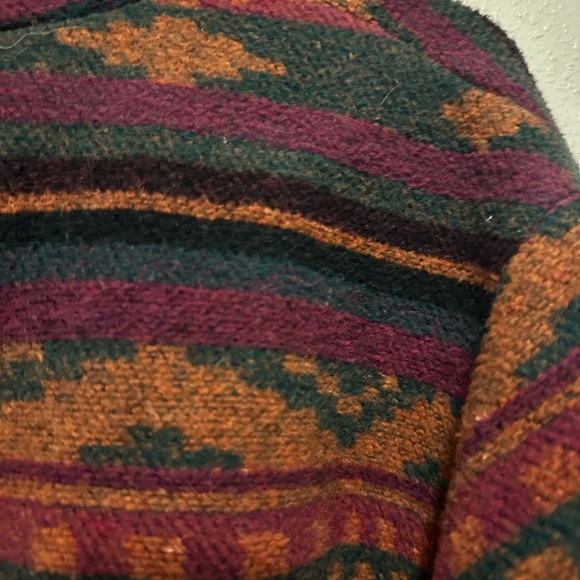 Vintage Circle T Aztec Mens Southwest Bomber Jacket - Picture 11 of 11